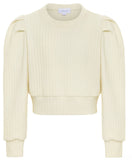 JANE SWEATSHIRT - TEXTURED CREAM
