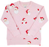 CASSIDY COMFY CREWNECK - DEAR SANTA (PALM BEACH PINK)