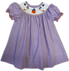 HALLOWEEN SMOCKED BISHOP DRESS