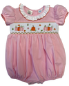 PUMPKIN SMOCKED WAIST BUBBLE