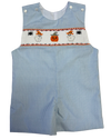 HALLOWEEN SMOCKED SHORTALL