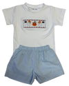 HALLOWEEN SMOCKED SHORT SET