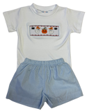 HALLOWEEN SMOCKED SHORT SET