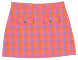 PERRIN POCKET SKIRT - AUTUMN PUNCH PLAID