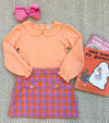 PERRIN POCKET SKIRT - AUTUMN PUNCH PLAID