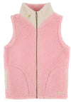 VAN CAMP VEST (SHERPA) - SANDPEARL PINK WITH PALMETTO PEARL