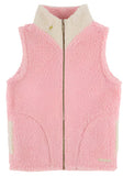 VAN CAMP VEST (SHERPA) - SANDPEARL PINK WITH PALMETTO PEARL