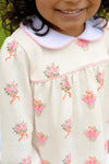 LONG SLEEVE MAERIN FITZ FROCK NONESUCH STEMS WITH SANDPEARL PINK