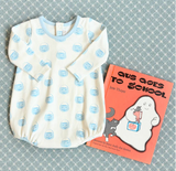 LONG SLEEVE PATTON PLAY BUBBLE VINTAGE PREP PUMPKIN PAILS WITH BUCKHEAD BLUE