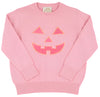 ISABELLE'S INTARSIA SWEATER - SANDPEARL PINK WITH PUMPKIN FACE