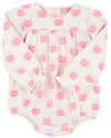 LONG SLEEVE PENNY'S PLAY BUBBLE VINTAGE PREP PUMPKIN PAILS ( SANDPEARL PINK ) WITH SANDPEARL PINK