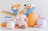 LONG SLEEVE PENNY'S PLAY BUBBLE VINTAGE PREP PUMPKIN PAILS ( SANDPEARL PINK ) WITH SANDPEARL PINK