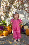 RYLEIGH ROMPER - ROMANY ROSE CORDUROY WITH AUTUMN PUNCH PLAID