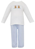 PUPPIES SMOCKED PANT SET