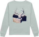 BOYS BUCK LONG SLEEVE SAGE SHIRT