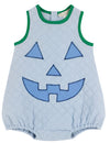 HAPPY HALLOWEEN BLUE PUMPKIN COSTUME ( INFANT ) BEALE STREET BLUE WITH BARBADOS BLUE AND KIAWAH KELLY GREEN