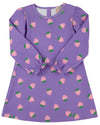 SADIE SWEATSHIRT DRESS - SANIBEL STRAWBERRY (PALISADES PURPLE)