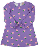 SADIE SWEATSHIRT DRESS - SANIBEL STRAWBERRY (PALISADES PURPLE)
