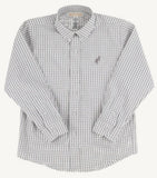 DEAN'S LIST DRESS SHIRT - GRANTLEY GRAY WINDOWPANE