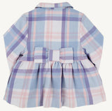 PIPPA PEACOAT - PEACH BLOSSOM PLAID