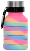 HAPPY STRIPE COLLAPSIBLE WATER  BOTTLE