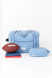 DEVIN DUFFLE BAG - BUCKHEAD BLUE WITH PARK CITY PERIWINKLE