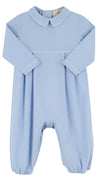 LONG SLEEVE BRADFORD ROMPER - BEALE STREET BLUE