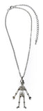 SPOOKY SCARY SKELETON NECKLACE