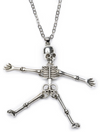 SPOOKY SCARY SKELETON NECKLACE