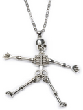 SPOOKY SCARY SKELETON NECKLACE