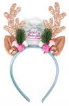 PINK HOLIDAY RUDOLPH HEADBAND