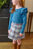 PARSON PLEATED SKIRT - ARDMORE PIER PLAID