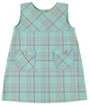 JILL JUMPER - WOODLEY PARK PLAID WITH BARRINGTON BLUE