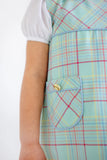 JILL JUMPER - WOODLEY PARK PLAID WITH BARRINGTON BLUE