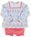 KATIE'S CLASSIC SET - LITTLE OAK WITH PARROT CAY CORAL CORDUROY