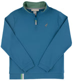 PREPLETIC HAYWORD HALF-ZIP - BARNSLEY BLUE WITH GALLATIN GREEN