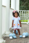 PUMPKIN SHORTSLEEVE BLOOMER SET