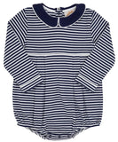 LONG SLEEVE BRADFORD BUBBLE - NANTUCKET NAVY STRIPE