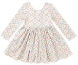 RIBBED PUMPKIN DRESS