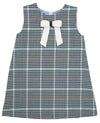 JILL JUMPER HIGHGATE HOUNDSTOOTH WITH PALMETTO PEARL BOW