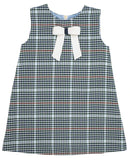 JILL JUMPER HIGHGATE HOUNDSTOOTH WITH PALMETTO PEARL BOW
