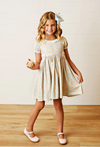 GWEN PUMPKIN TAB DRESS
