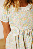 GWEN PUMPKIN TAB DRESS