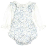 EUCALYPTUS FROST VINTAGE RUFFLE BUBBLE SET WITH BLOUSE