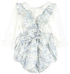 EUCALYPTUS FROST VINTAGE RUFFLE BUBBLE SET WITH BLOUSE