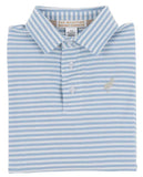 LONG SLEEVE PRIM AND PROPER POLO - BARRINGTON BLUE STRIPE