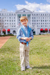 DEAN'S LIST DRESS SHIRT - BARNSLEY BLUE GINGHAM