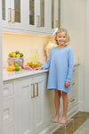 CASSIDY COMFY CREWNECK DRESS (QUILTED) - BARRINGTON BLUE