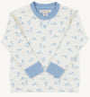 CASSIDY COMFY CREWNECK - QUACK QUACK HONK (PALMETTO PEARL) WITH BARRINGTON BLUE
