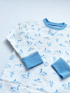 CASSIDY COMFY CREWNECK - QUACK QUACK HONK (PALMETTO PEARL) WITH BARRINGTON BLUE